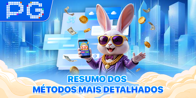 Resumo dos métodos mais detalhados